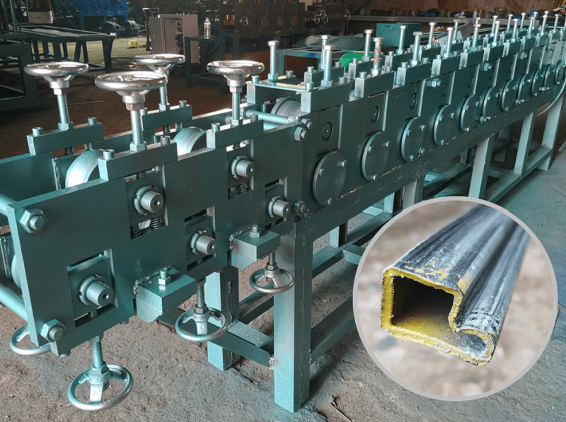 門框P型管加工設備 異型鋼管成型機